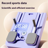 Versatile Home Fitness Board with Automatic Rebound Ab Wheel
